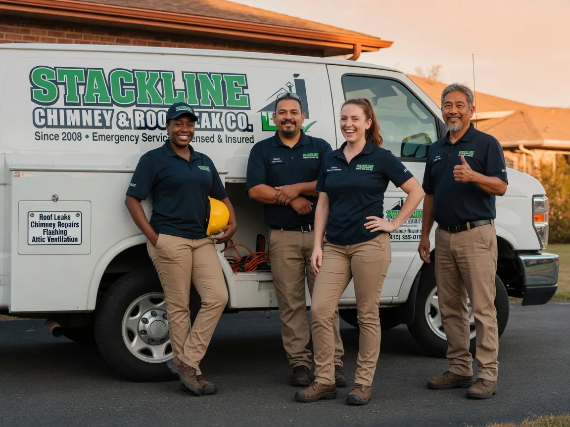 Chimney flashing repair company in Mclain, MS